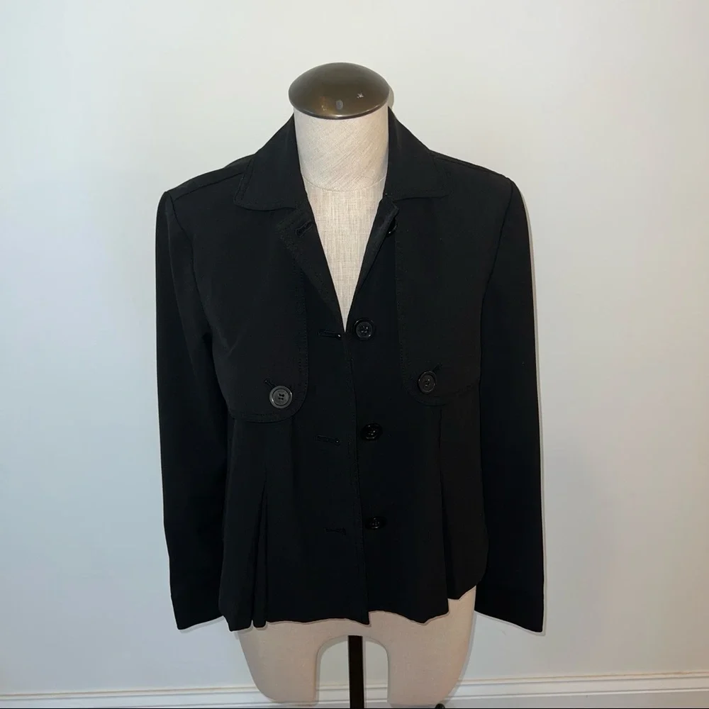 Michael Kors Black Cape Jacket Size XS